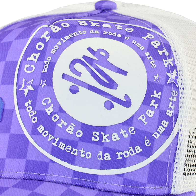 Boné Snapback Chorão Sunset House Lilac