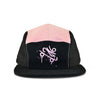 Boné Five Panel CBJR - SK8 Rosa