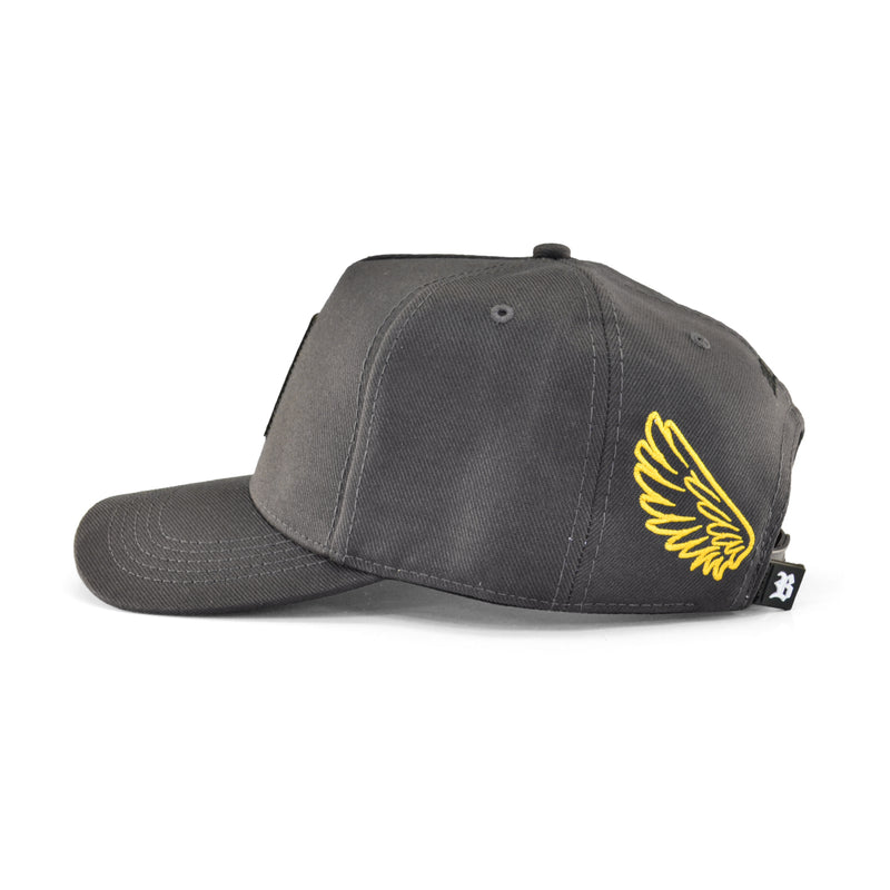 Boné Snapback Cinza Wings CBJR