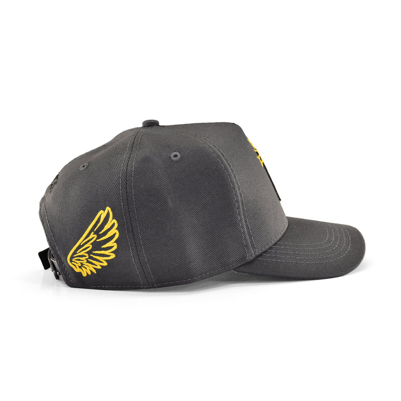 Boné Snapback Cinza Wings CBJR