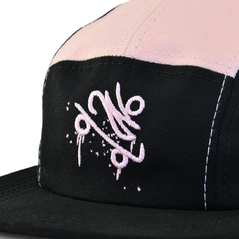 Boné Five Panel CBJR - SK8 Rosa