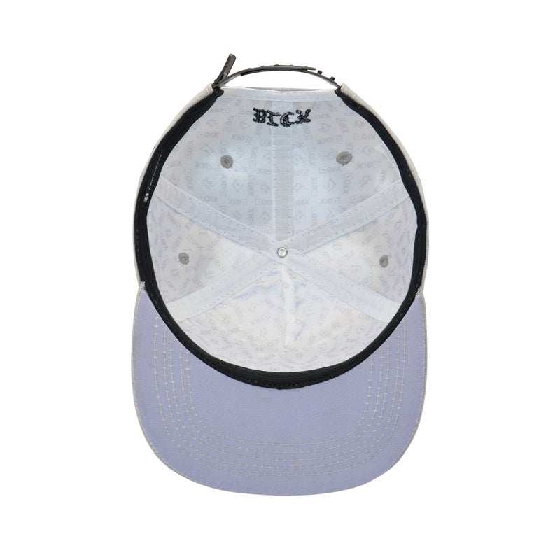 Boné Aba Reta Chorão Só os Loucos Sabem - Cinza