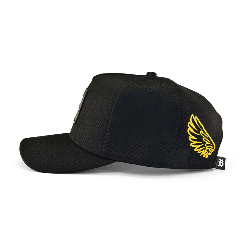 Boné Snapback Preto Wings CBJR