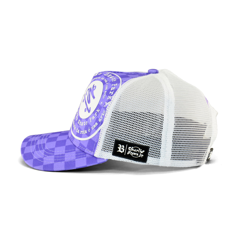 Boné Snapback Chorão Sunset House Lilac