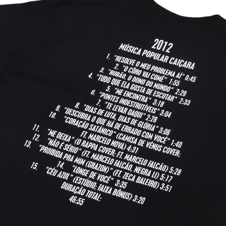 Camiseta Charlie Brown Jr Música Popular Caiçara - Discografia