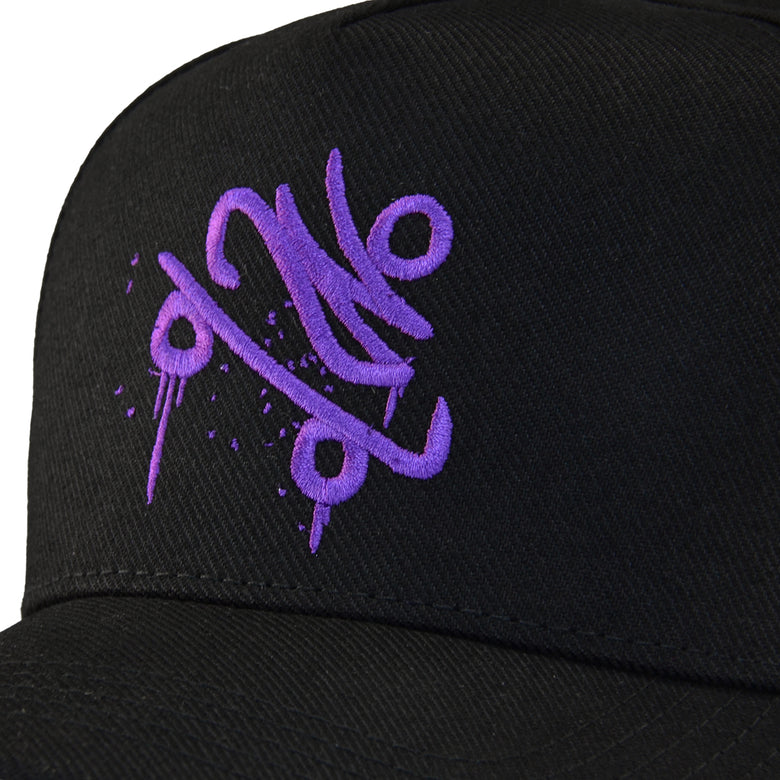 Boné Snapback CBJR Preto - SK8 Roxo