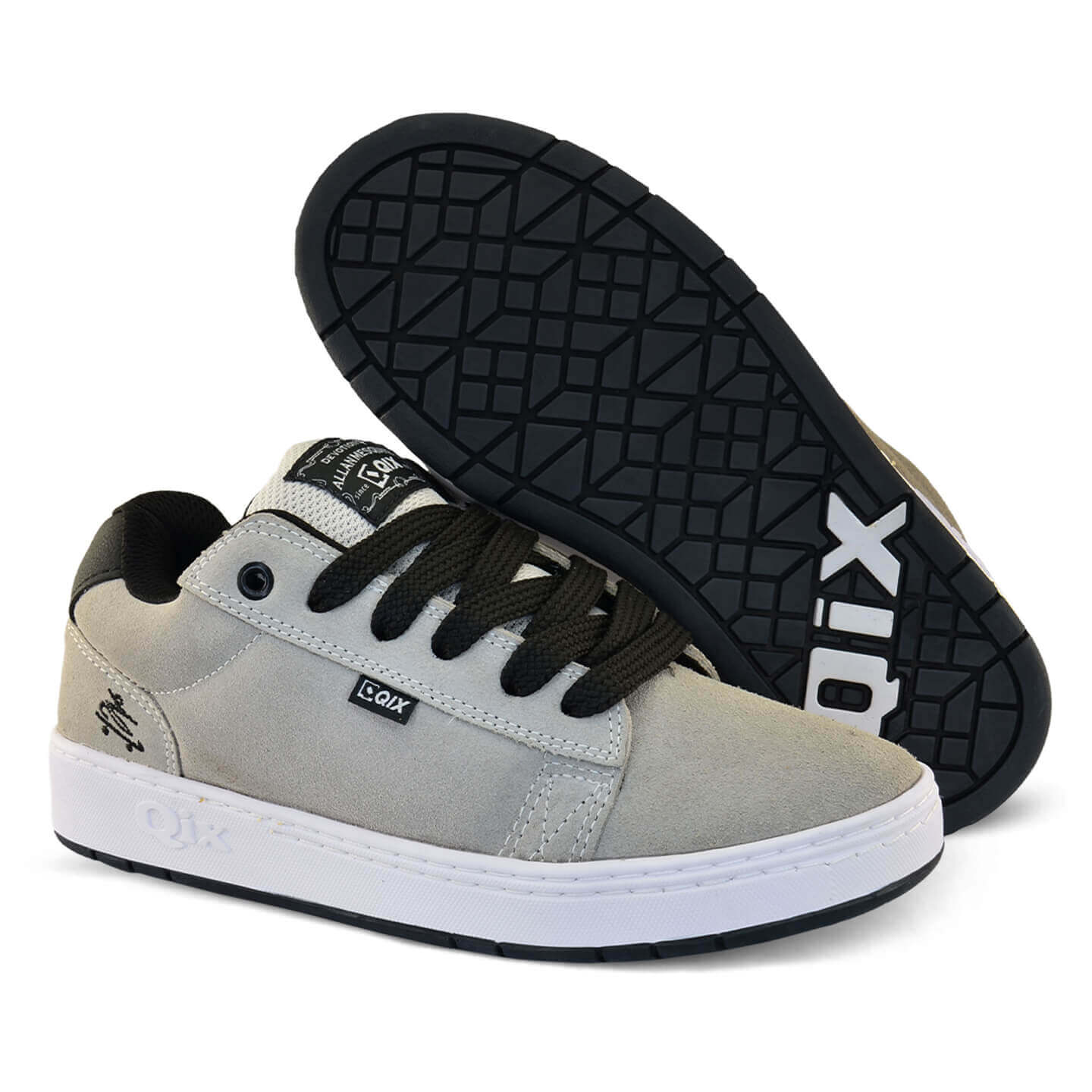 Tênis QIX Chorão Pro Model Allan Mesquita Cinza
