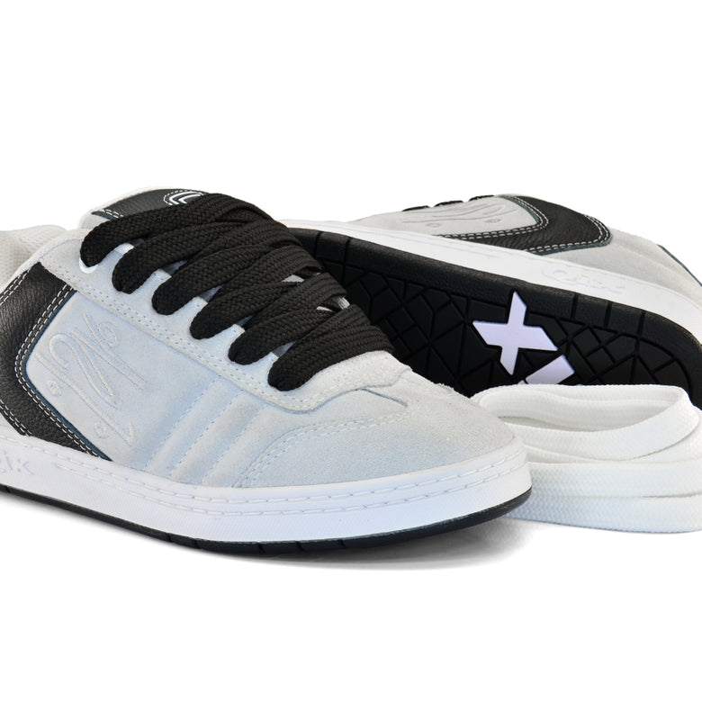 Tênis Preto Skate QIX Chorão Lado B Alvejado