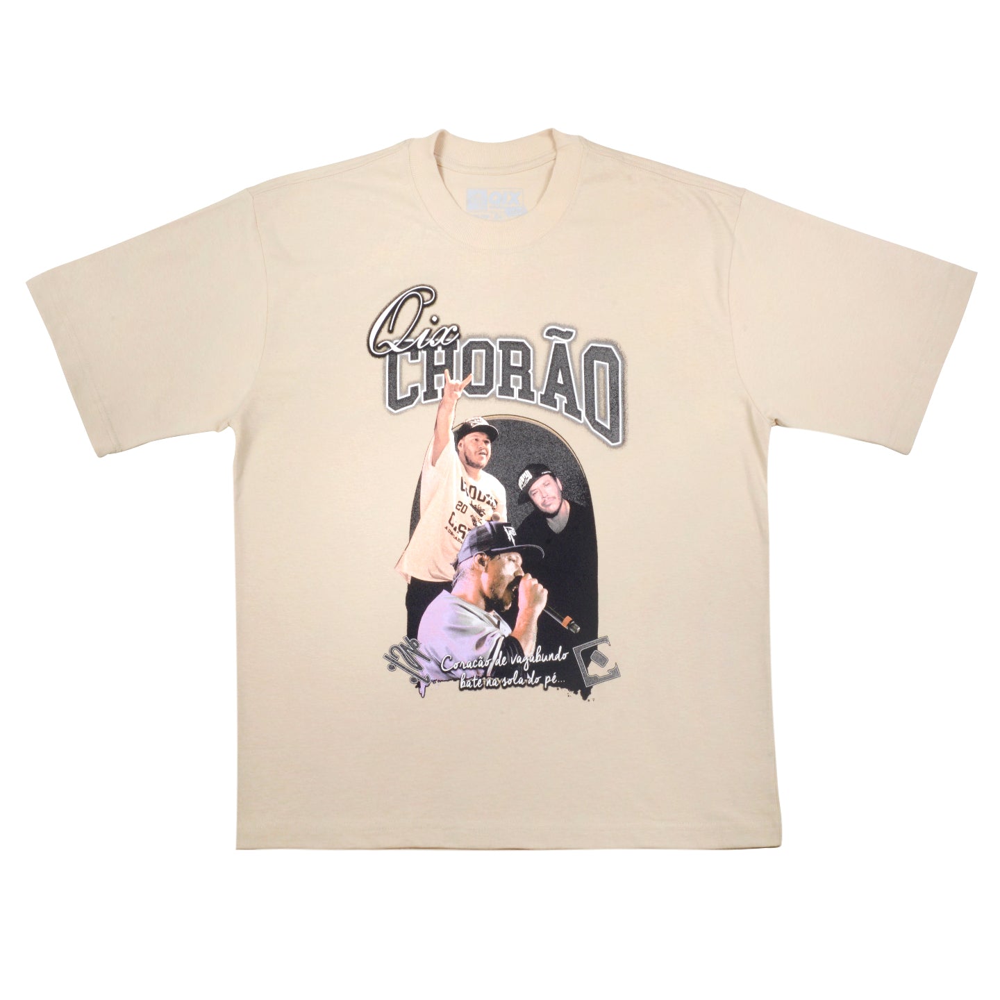 Camisa Oversized Qix Chorão Coração De Vagabundo