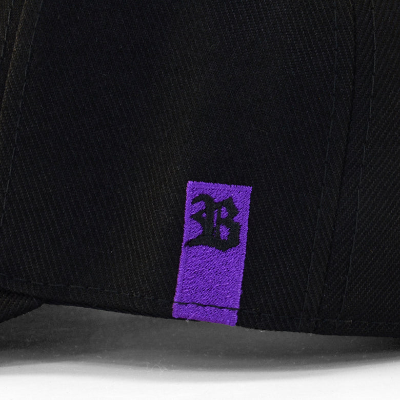 Boné Snapback CBJR Preto - SK8 Roxo