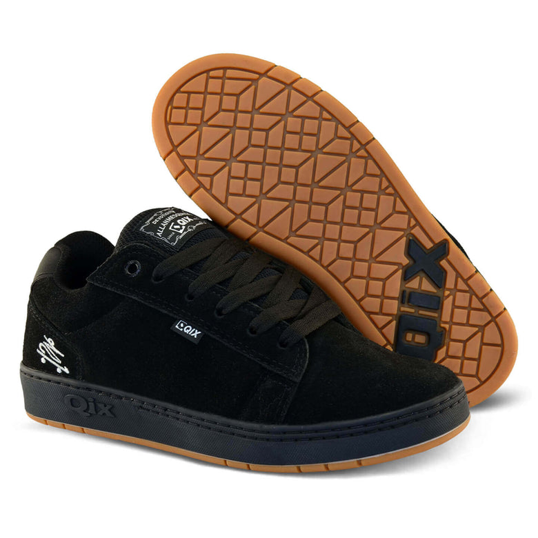 Tênis QIX Chorão Pro Model Allan Mesquita Preto Natural