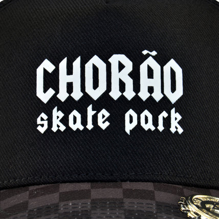 Boné Snapback Layback Chorão Skate Park Black