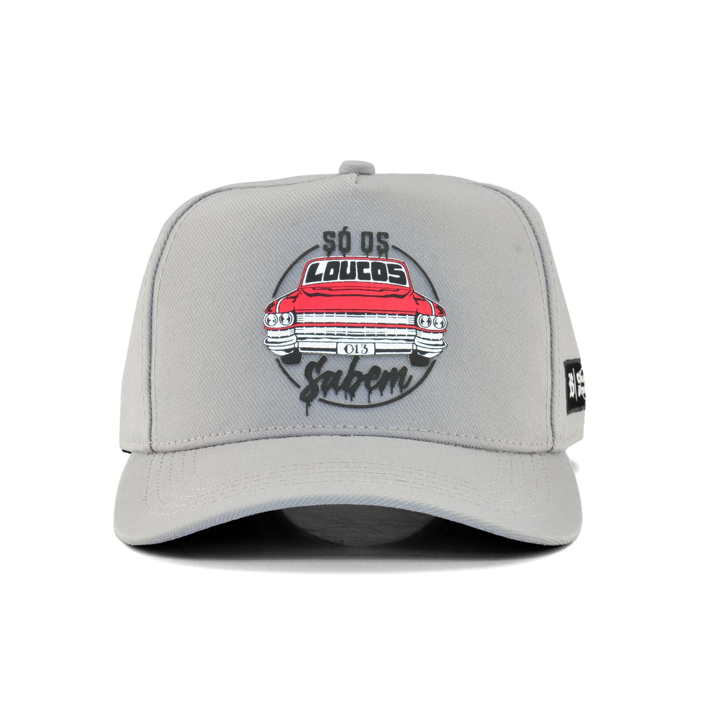 Boné Snapback Chorão Só os Loucos Sabem Cinza