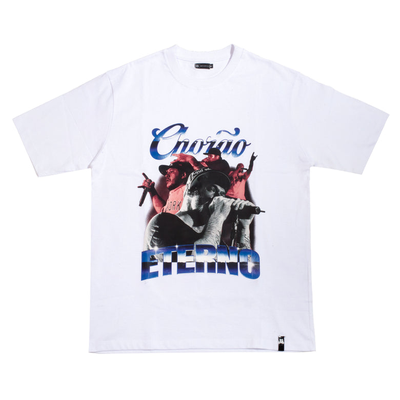 Camiseta Oversized Branca Chorão Eterno