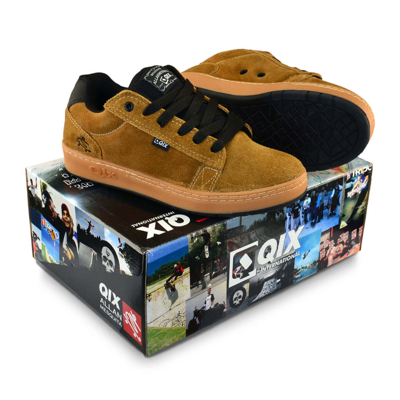 Tênis QIX Chorão Pro Model Allan Mesquita Caramelo