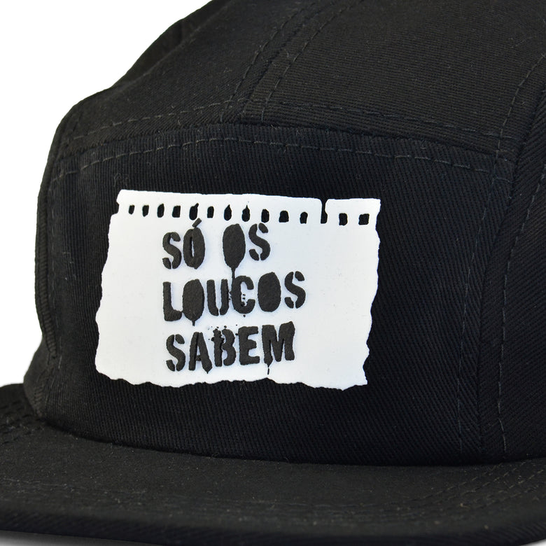 Boné Five Panel CBJR - Só os Loucos Sabem