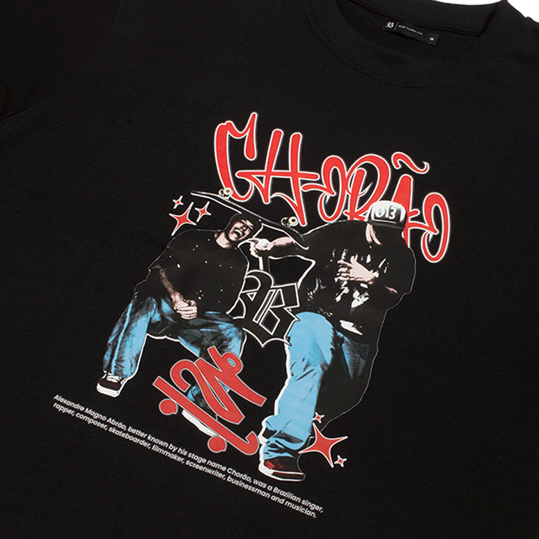 Camiseta Oversized Preta Chorão