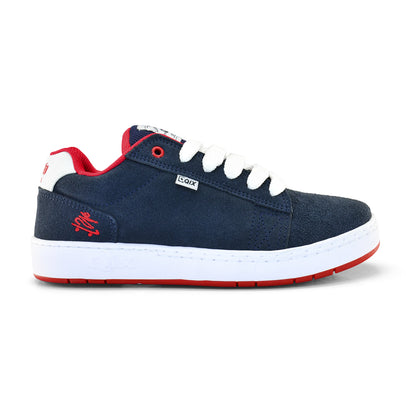 Tênis QIX Chorão Pro Model Allan Mesquita Marinho e Vermelho