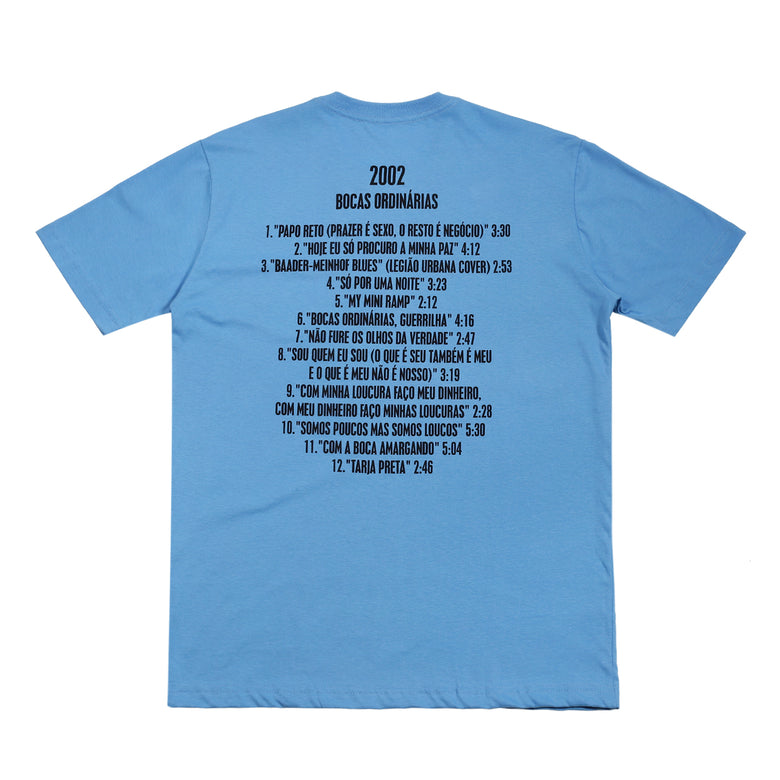 Camiseta Charlie Brown Jr Bocas Ordinárias - Discografia