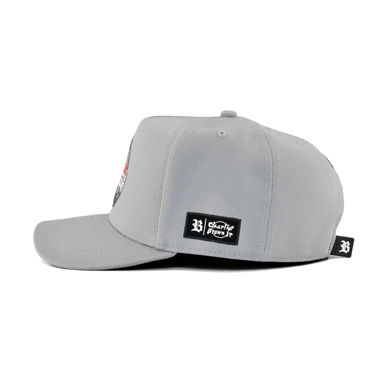 Boné Snapback Chorão Só os Loucos Sabem Cinza