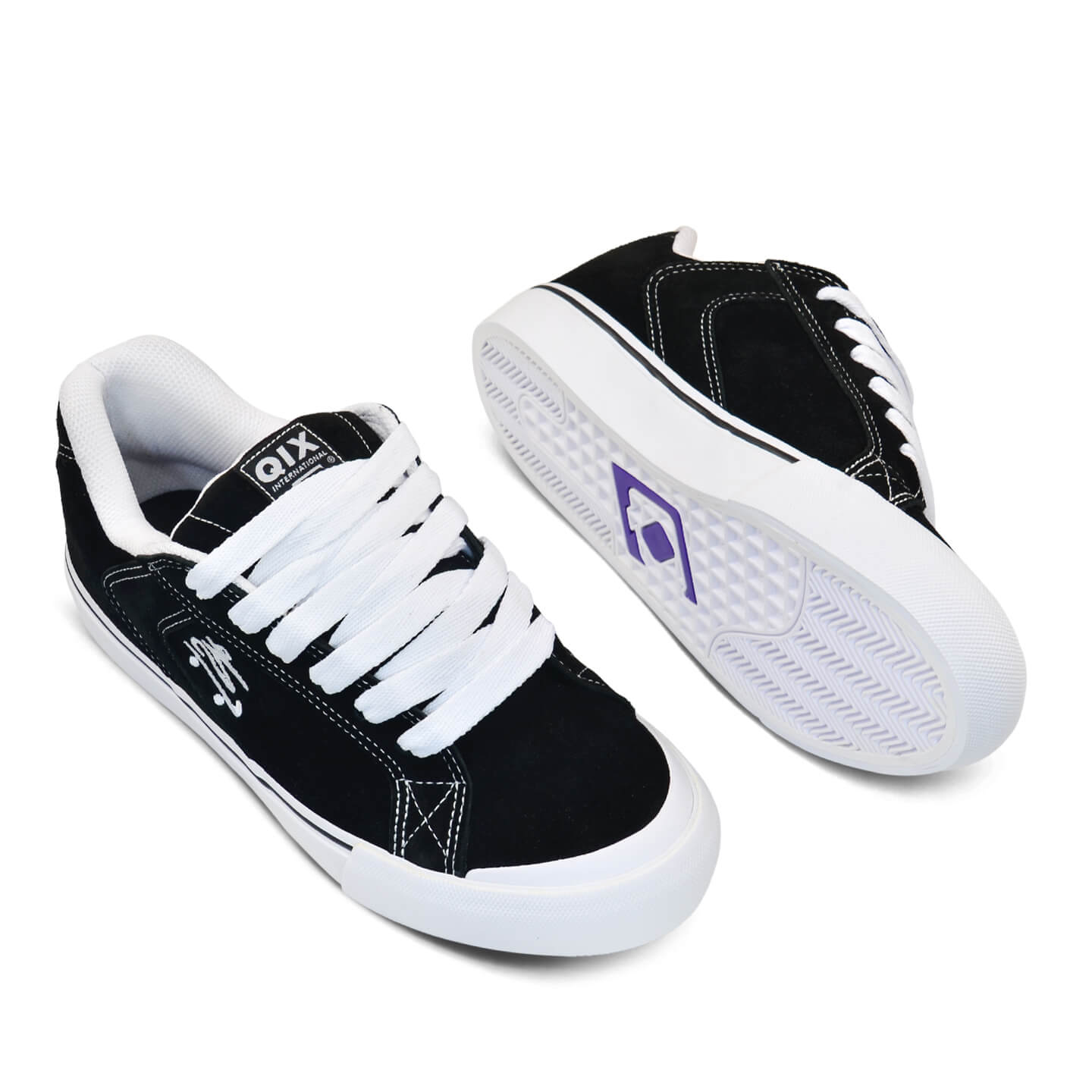 Tênis QIX Chorão Park Preto e Branco