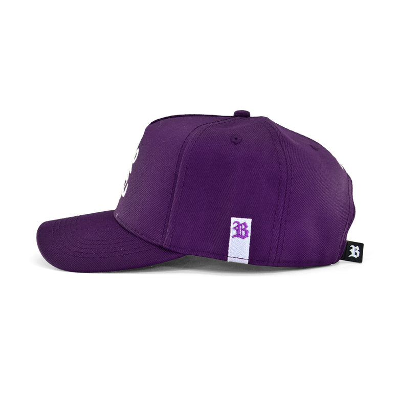 Boné Snapback CBJR Roxo - SK8 Branco