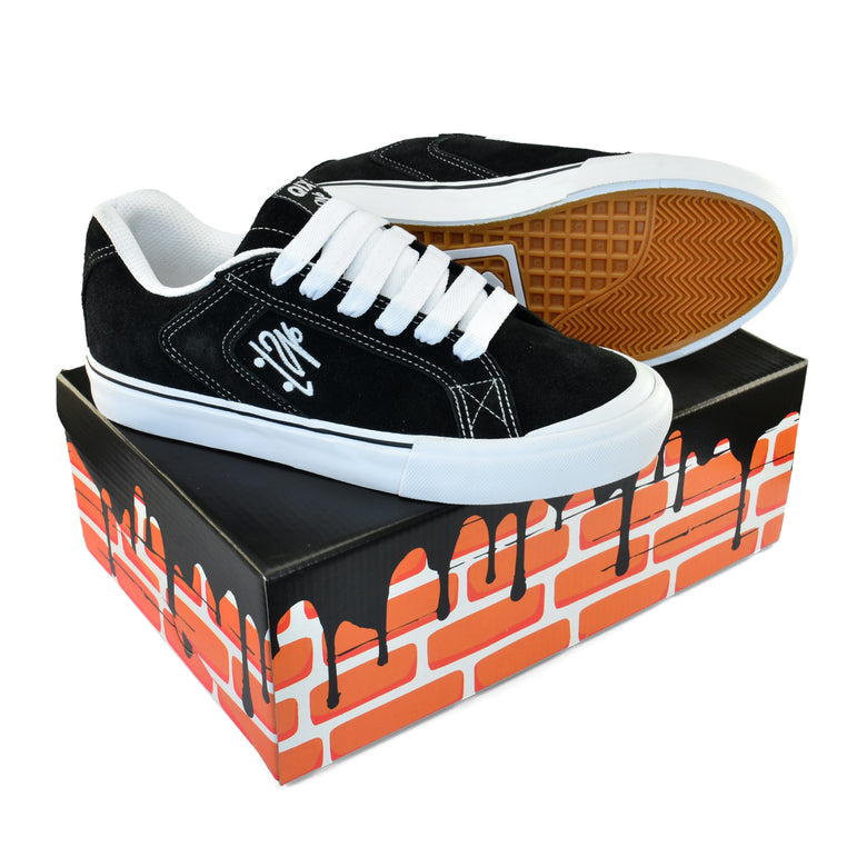 Tênis Preto Skate QIX Chorão Park Latex