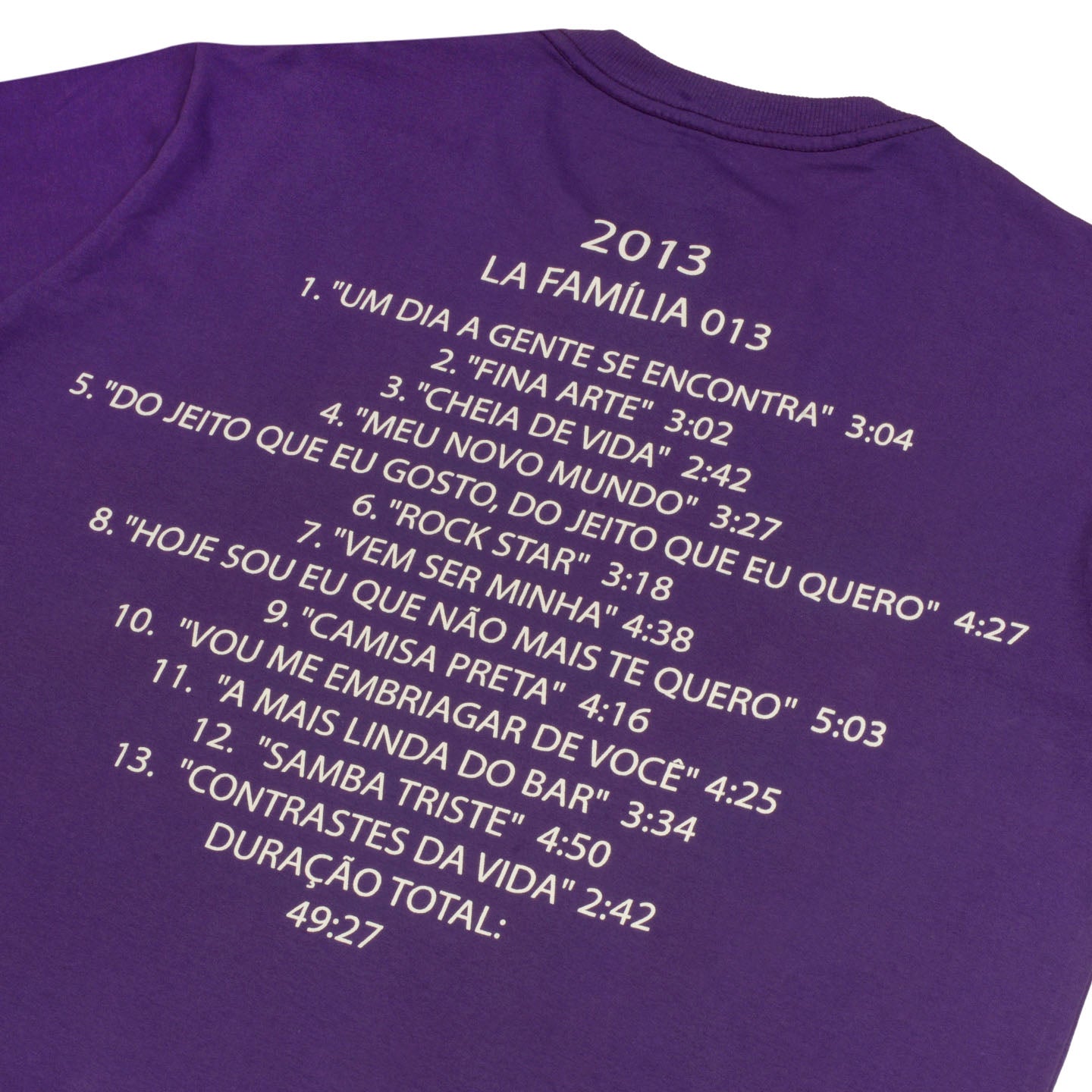 Camiseta Charlie Brown Jr La Família - Discografia