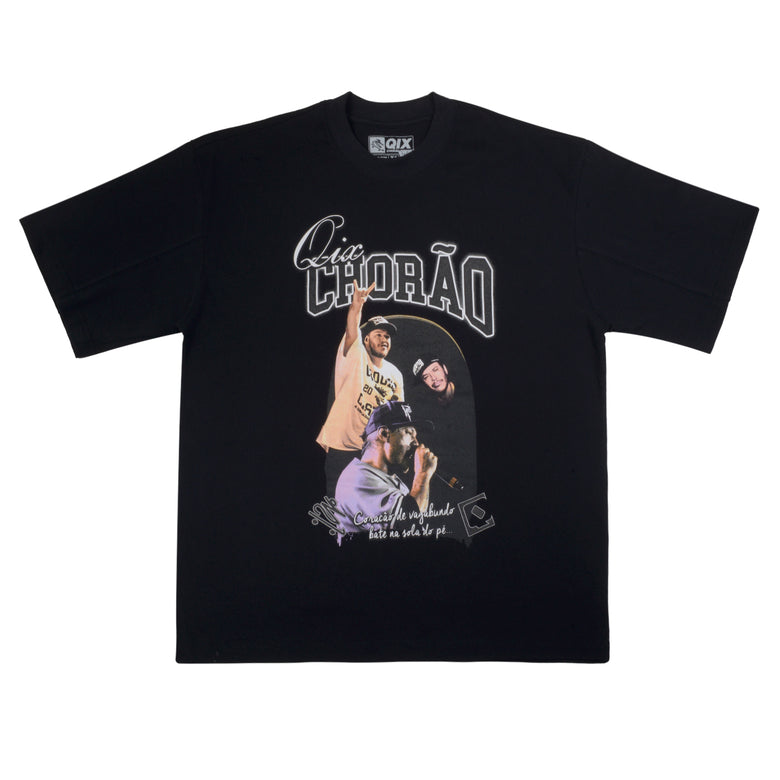 Camisa Oversized Qix Chorão Coração De Vagabundo