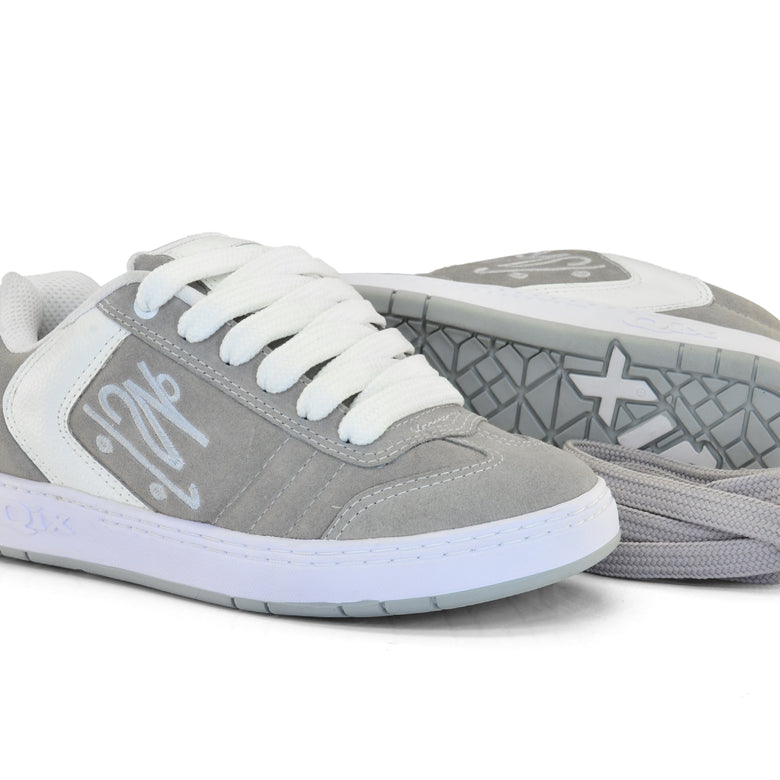 Tênis Qix Chorão Lado B - Cinza e Branco -