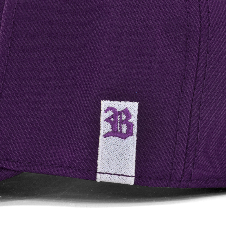 Boné Snapback CBJR Roxo - SK8 Branco