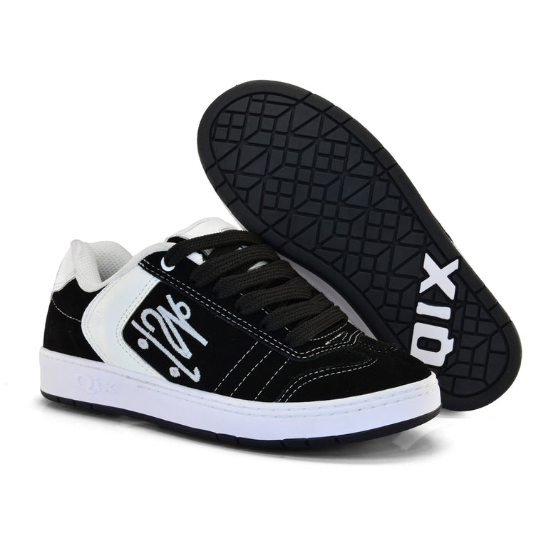 Tênis Qix Chorão Lado B - Preto e Branco -