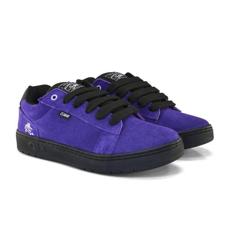 Tênis QIX Chorão Pro Model Allan Mesquita Roxo e Preto