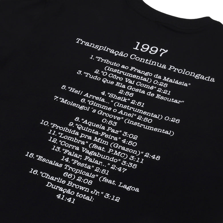 Camiseta Charlie Brown Jr Transpiração Contínua Prolongada - Discografia