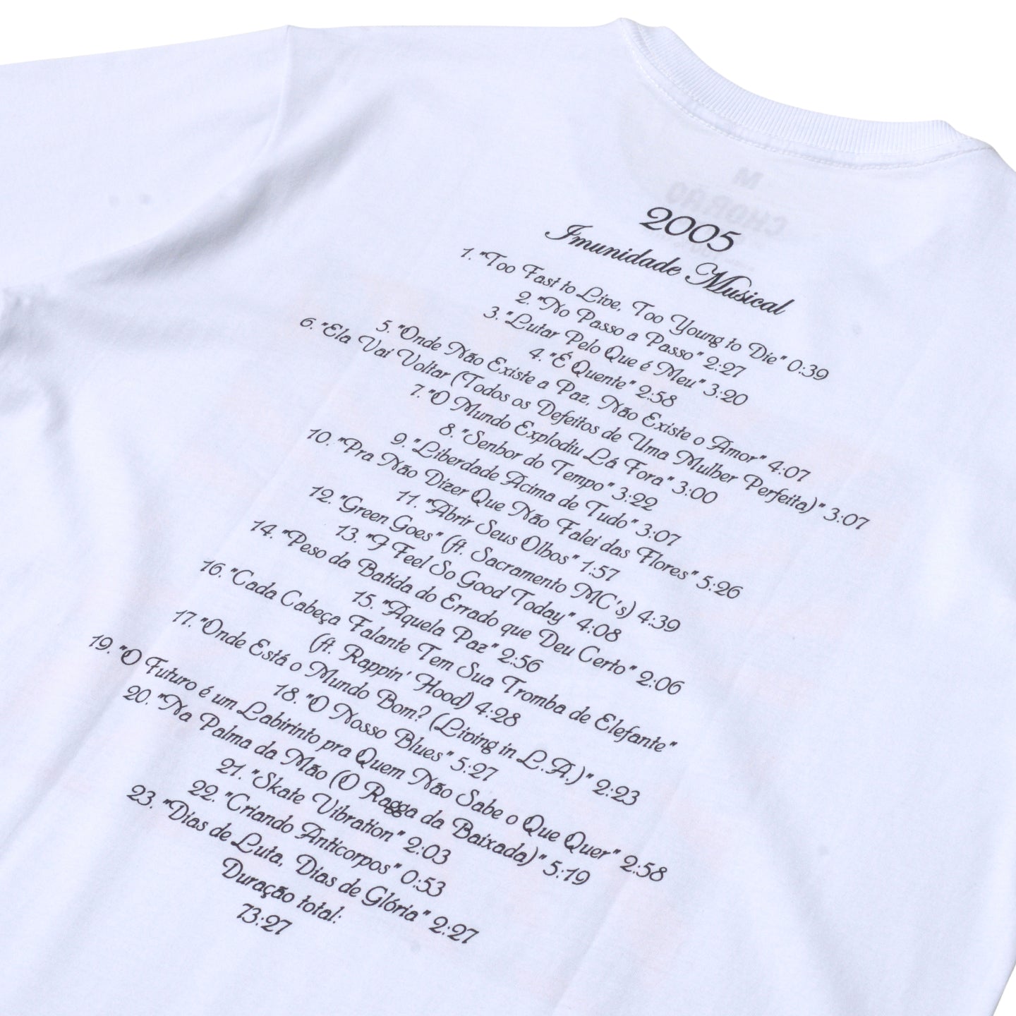 Camiseta Charlie Brown Jr Imunidade Musical - Discografia