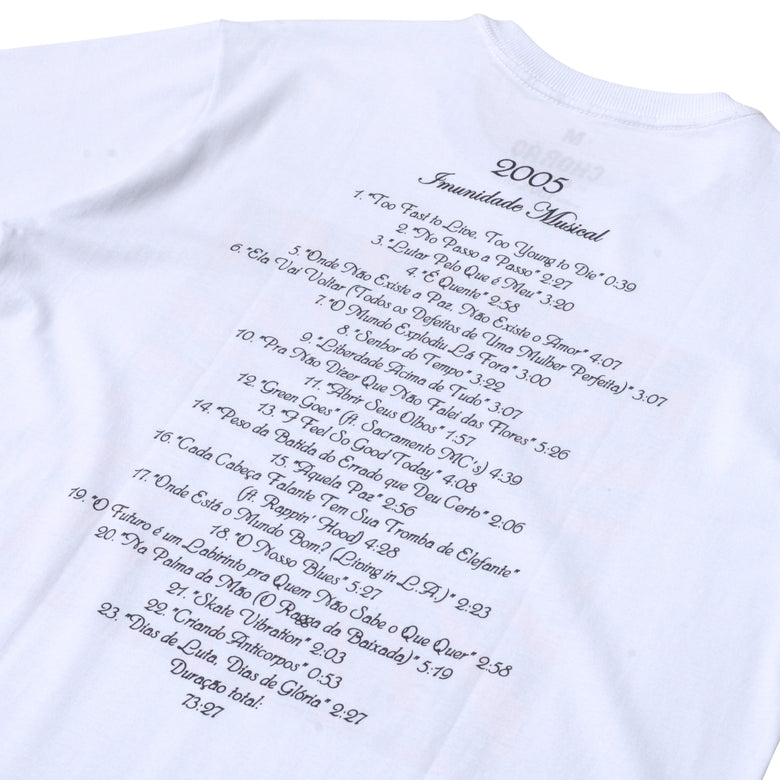 Camiseta Charlie Brown Jr Imunidade Musical - Discografia