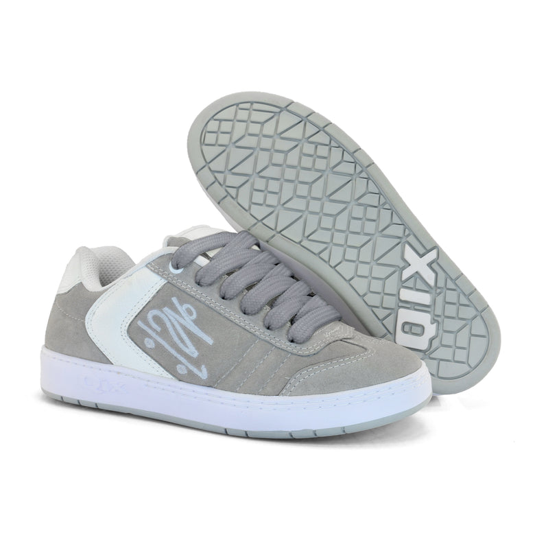 Tênis Qix Chorão Lado B - Cinza e Branco -