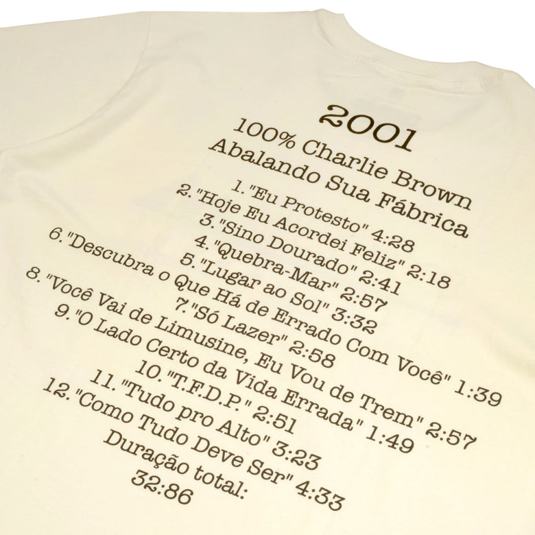 Camiseta 100% Charlie Brown Jr Abalando sua Fábrica - DiscografiaX