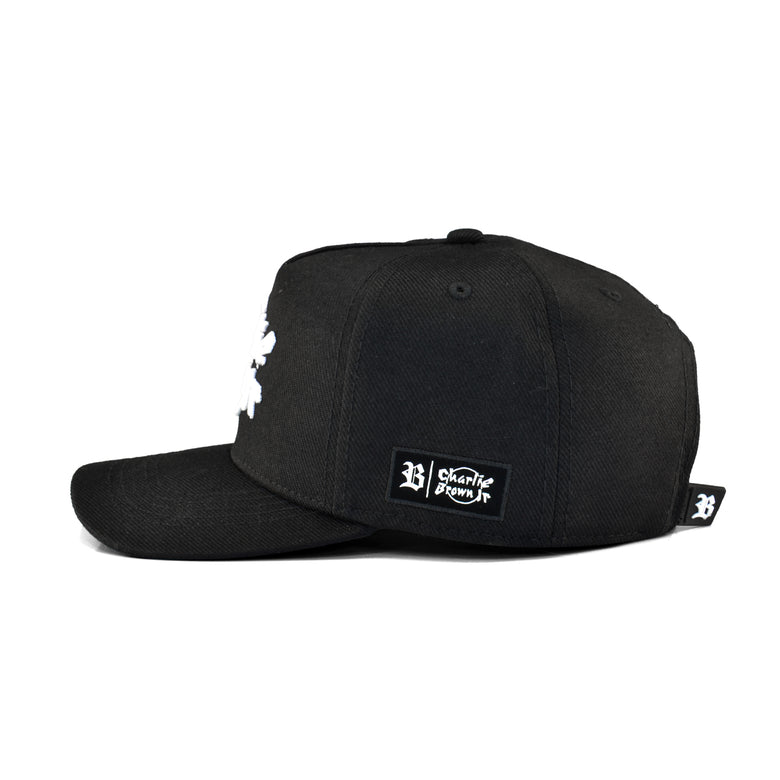Boné Snapback Preto Charlie Brown Jr