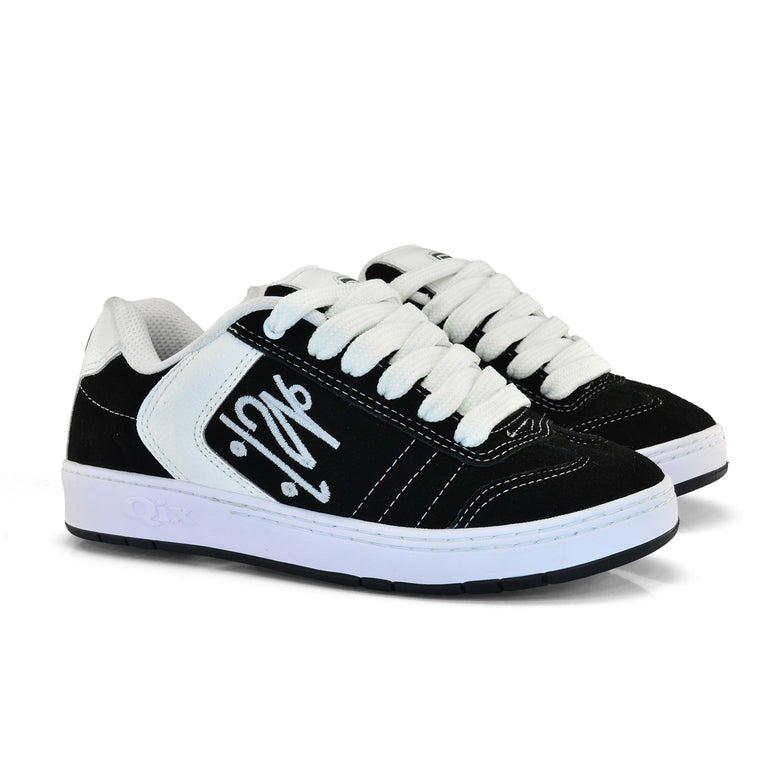 Tênis Qix Chorão Lado B - Preto e Branco -