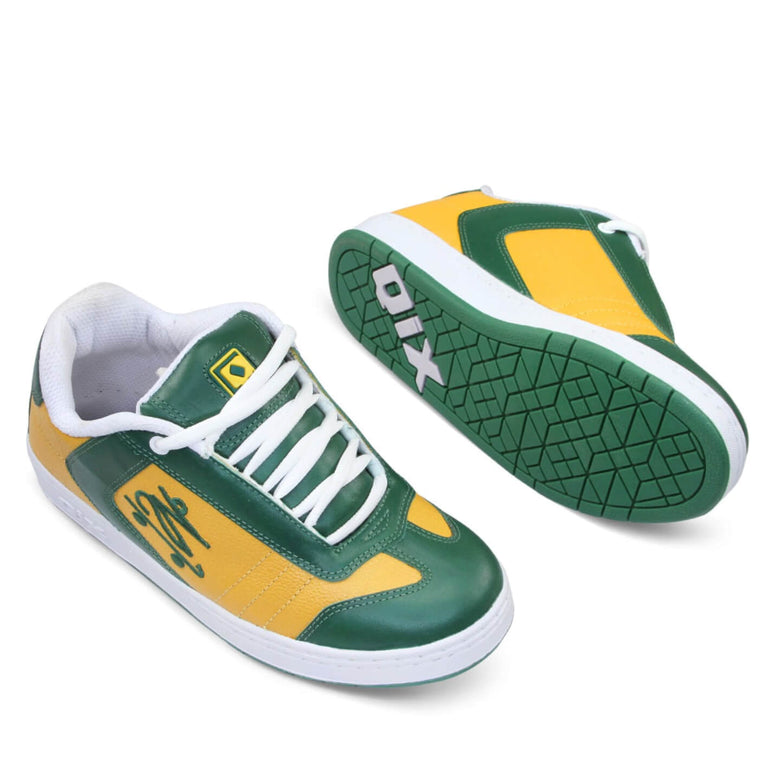 Tênis Qix Chorão 02 - Chorão Eterno - Verde e Amarelo