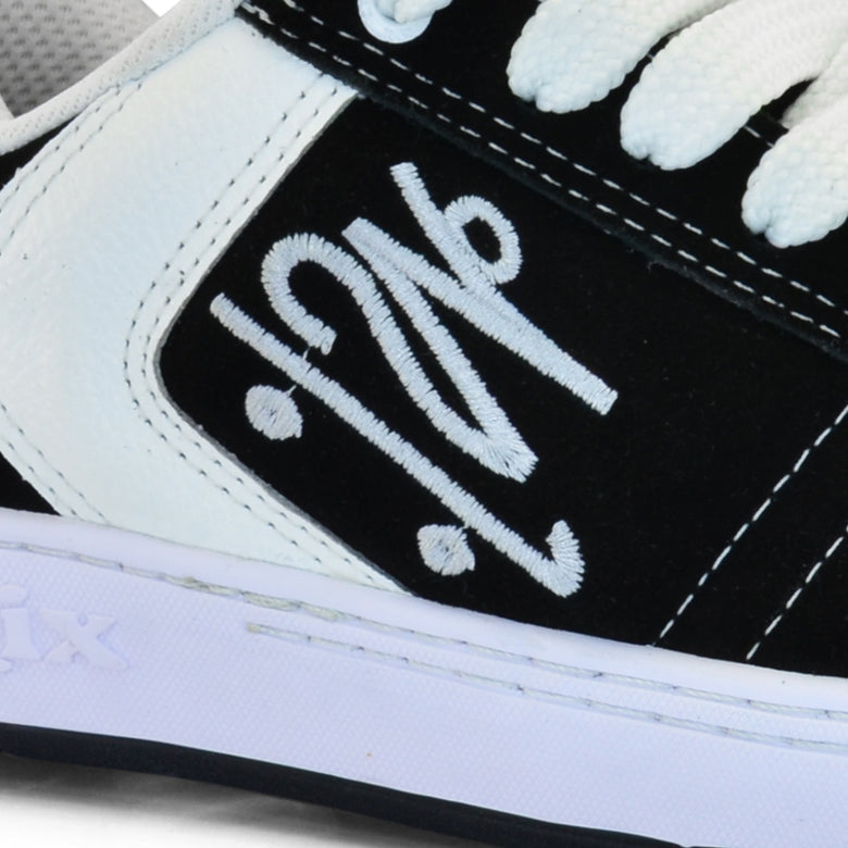 Tênis Qix Chorão Lado B - Preto e Branco -