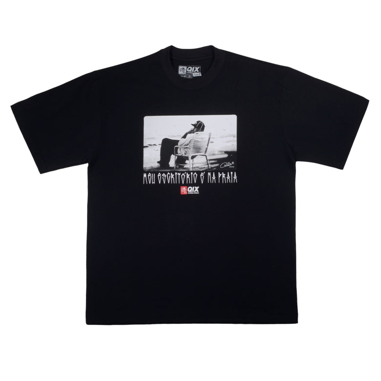 Camisa Oversized Qix Chorão Meu Escritório é na Praia