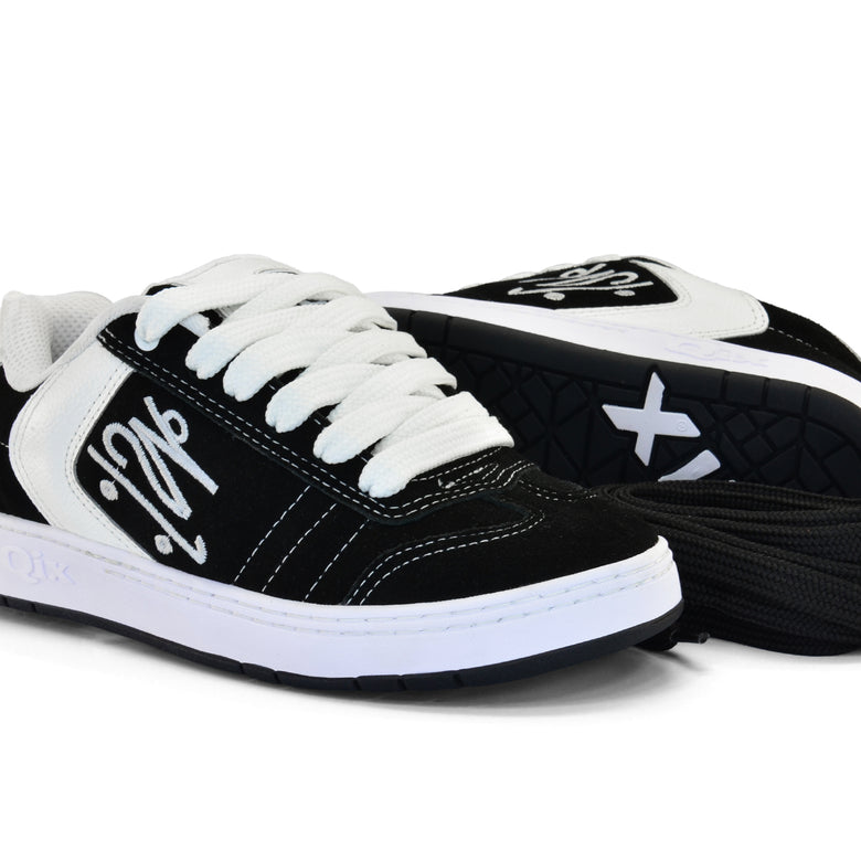 Tênis Qix Chorão Lado B - Preto e Branco -