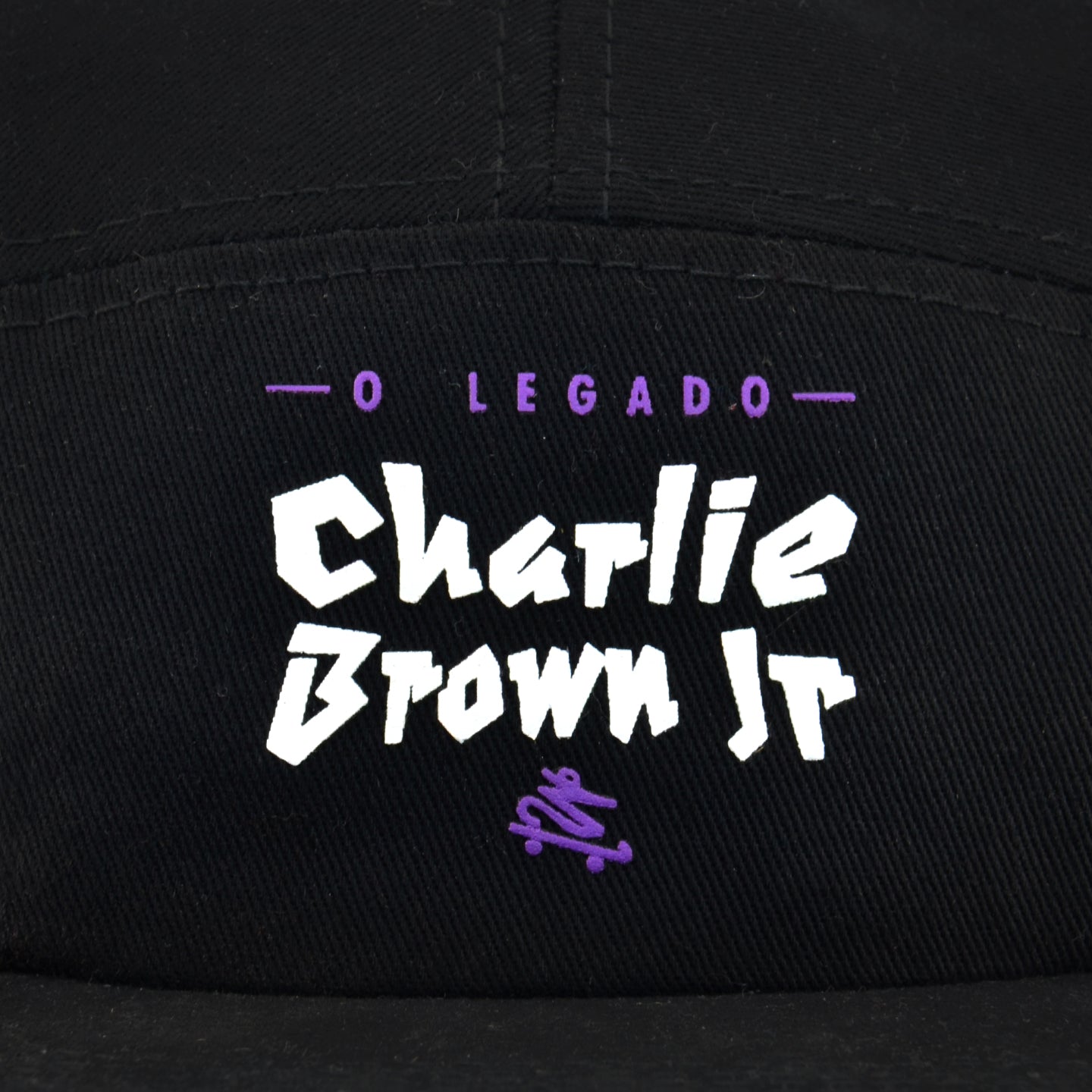 Boné Five Panel Charlie Brown Jr O Legado - Black
