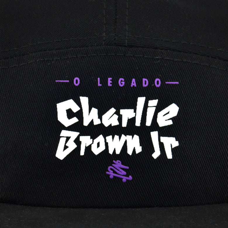 Boné Five Panel Charlie Brown Jr O Legado - Black