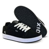 Sola preta do tênis qix Chorão park pro modelo, com desenhos geométricos e "QIX" em branco.
